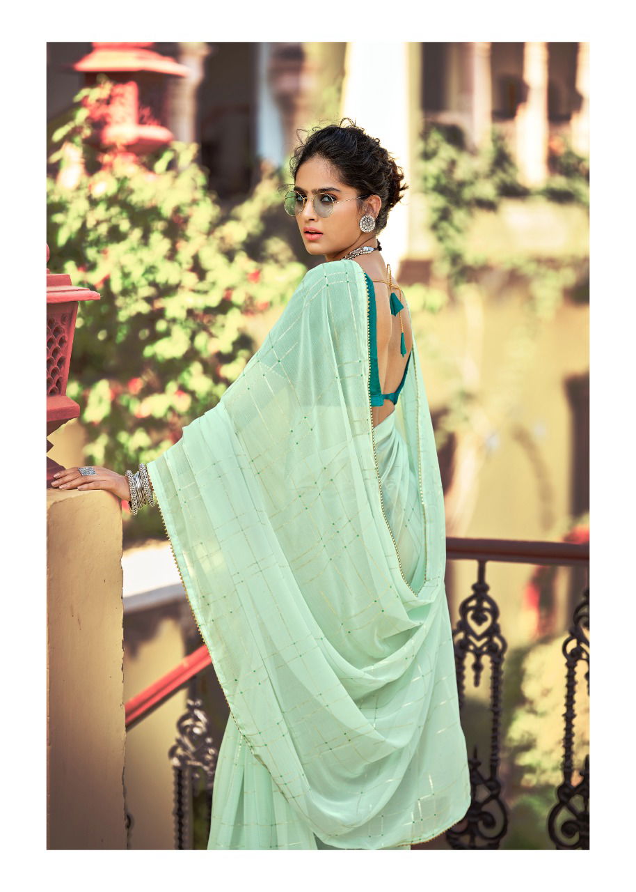 Kashvi Mahi Party Wear Chiffon Printed Designer Saree Collection